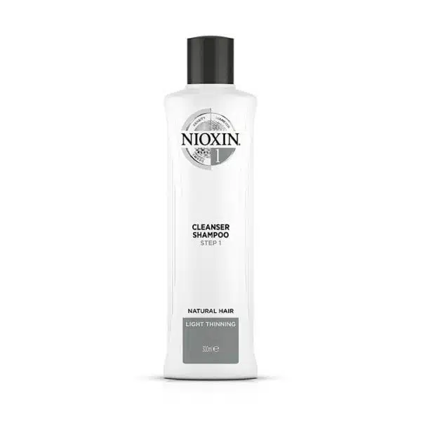 Nioxin 3-part System 1 Cleanser Shampoo for Natural Hair with Light Thinning 300ml