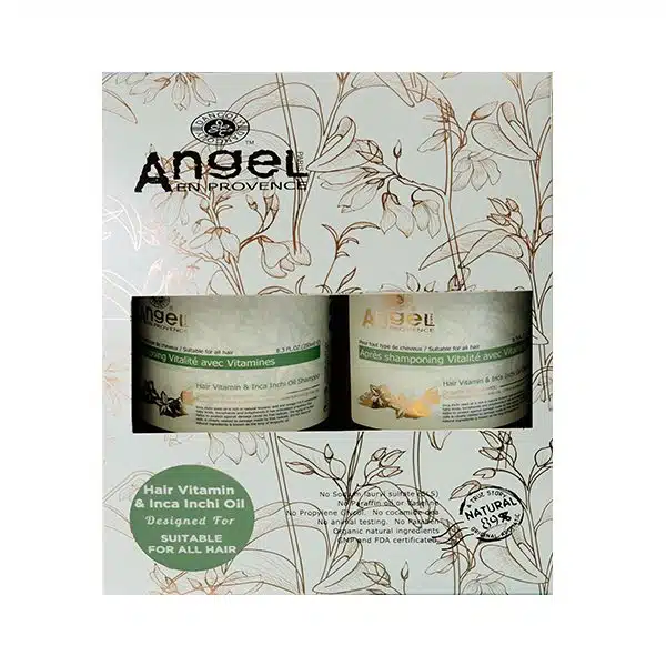 Angel en Provence Hair Vitamin & Inca Inchi Oil Shampoo and Conditioner Duo Gift Pack