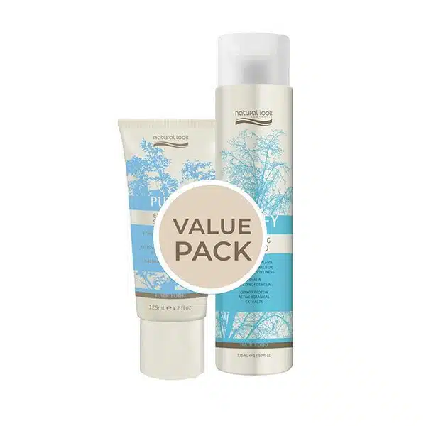 Natural Look Purify Clarifying Shampoo 375ml & Scalp Scrub 125ml Duo Pack