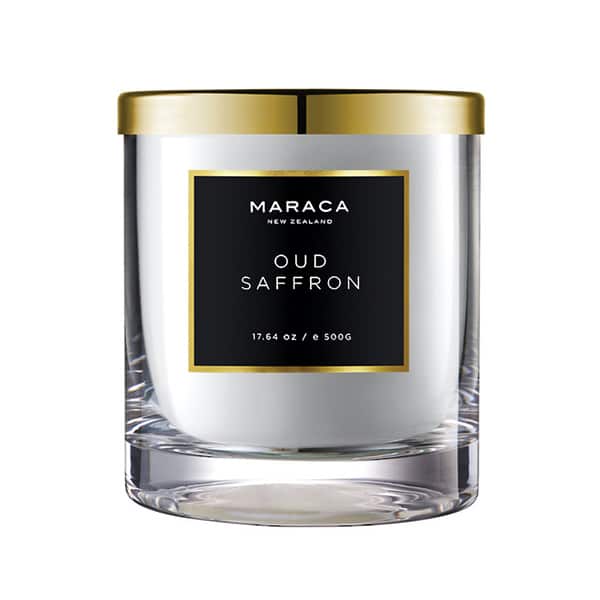 Maraca Oud Saffron Candle 500g