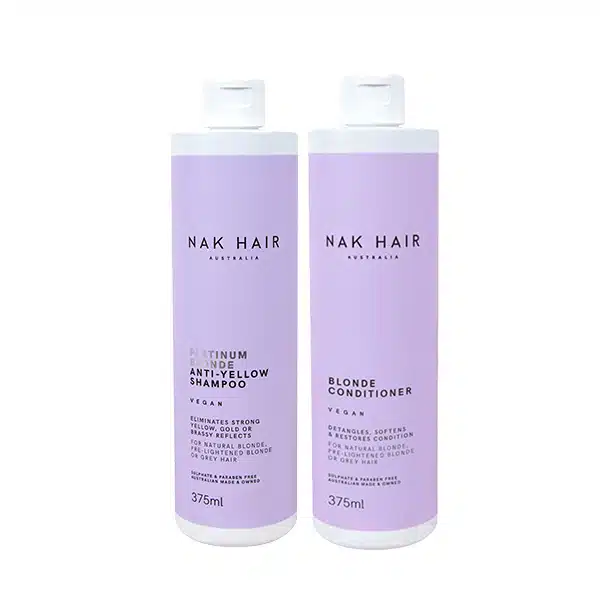 Nak Platinum Blonde Shampoo & Conditioner Bundle