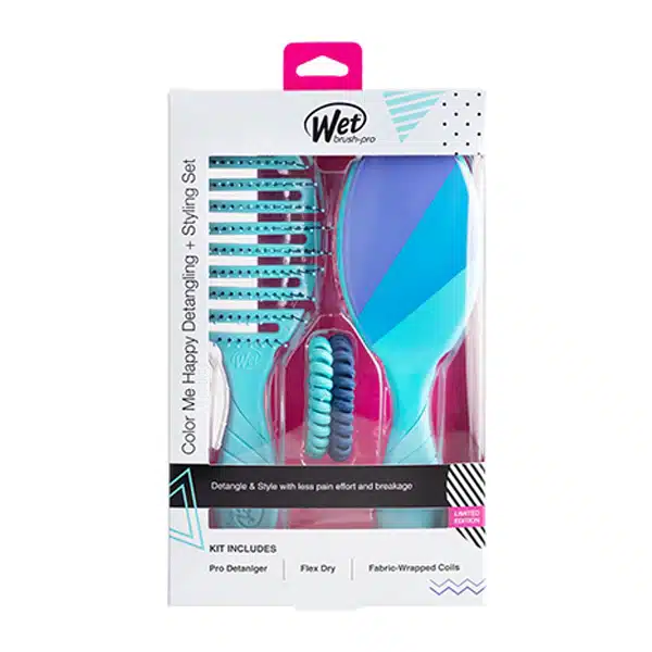 Wet Brush Pro Colour Me Happy Detangling Kit